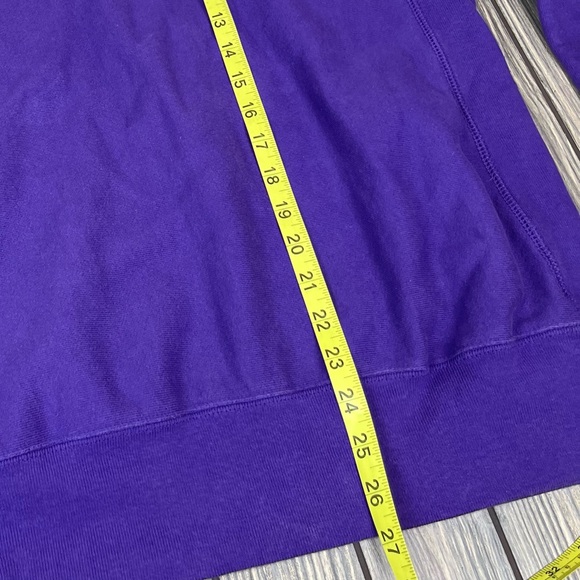 Vintage Champion Reverse Weave Crewneck Sweatshirt Purple Sz Large - Picture 10 of 12